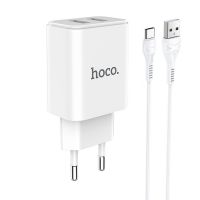 imgСетевое зарядное Hoco C62A + кабель Type-C