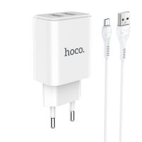 imgСетевое зарядное Hoco C62A + кабель Micro