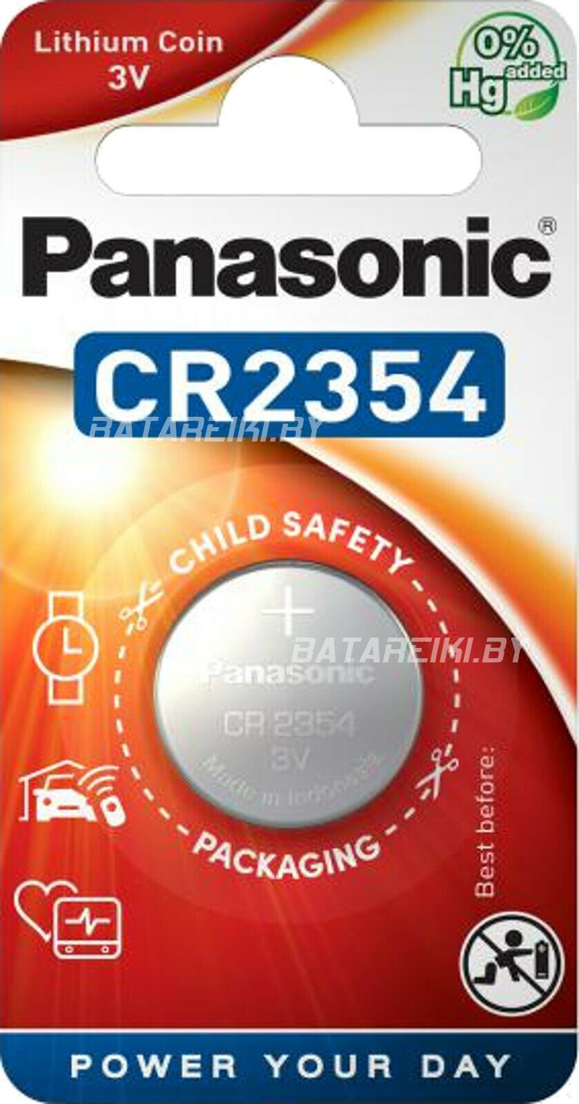 Купить батарейку Panasonic Lithium CR2354 в Минске