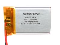 imgАккумулятор Robiton LP302030 3.7В 130mAh