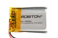 imgАккумулятор Robiton LP602030 3.7В 300mAh