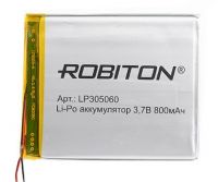 imgАккумулятор Robiton LP305060 3.7В 800mAh