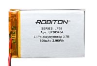imgАккумулятор Robiton LP383454 3.7В 800mAh
