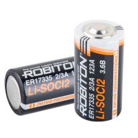 imgБатарейка Robiton ER17335 2/3A 3.6V (1/2AA)